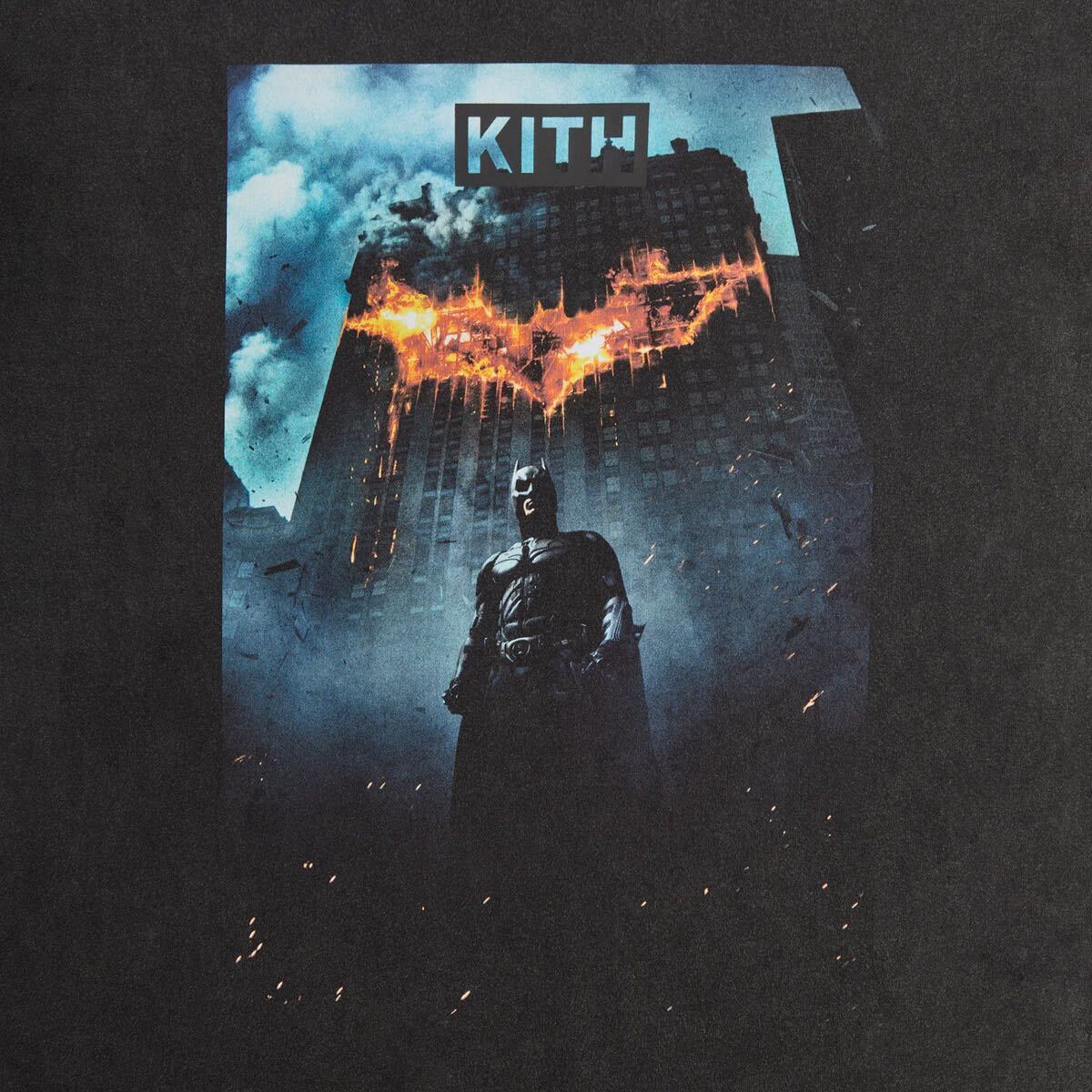 Kith x Batman Dark Knight International Vintage Tee Black Kith x Batman Dark Knight International Vintage Tee Black