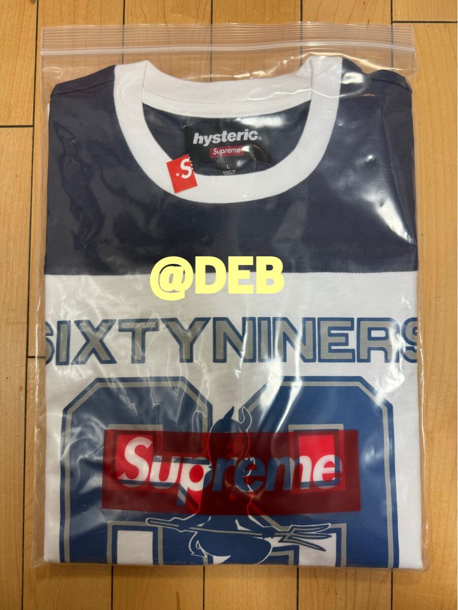 Supreme HYSTERIC GLAMOUR 69 Football Top White Lサイズ Supreme HYSTERIC GLAMOUR 69 Football Top White Lサイズ