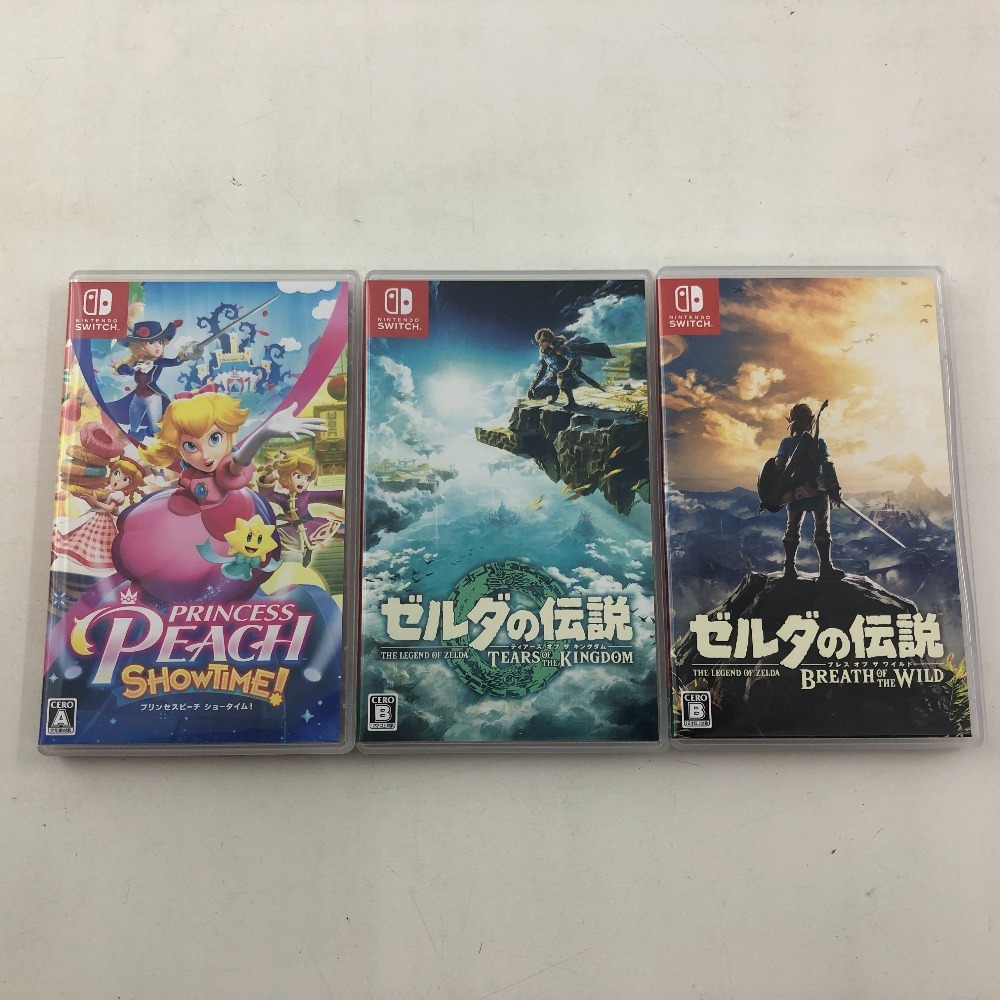 02w08583☆1円~ Nintendo Switchソフト 3本セット プリンセスピーチ ショータイム!、ゼルダの伝説 ブレス オブ ザ ワイルド、他 中古品(ニンテンドースイッチソフト)|売買されたオークション情報、Yahoo!オークション(旧ヤフオク!) の商品情報をアーカイブ公開 - オーク 02w08583☆1円~ Nintendo Switchソフト 3本セット プリンセスピーチ ショータイム!、ゼルダの伝説 ブレス オブ ザ ワイルド、他 中古品(ニンテンドースイッチソフト)|売買されたオークション情報、Yahoo!オークション(旧ヤフオク!) の商品情報をアーカイブ公開 - オーク