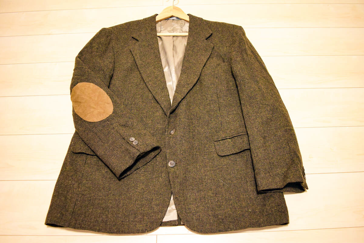 USA製 HAGGAR ハガー 2釦 肘革 エルボーパッチ カントリー