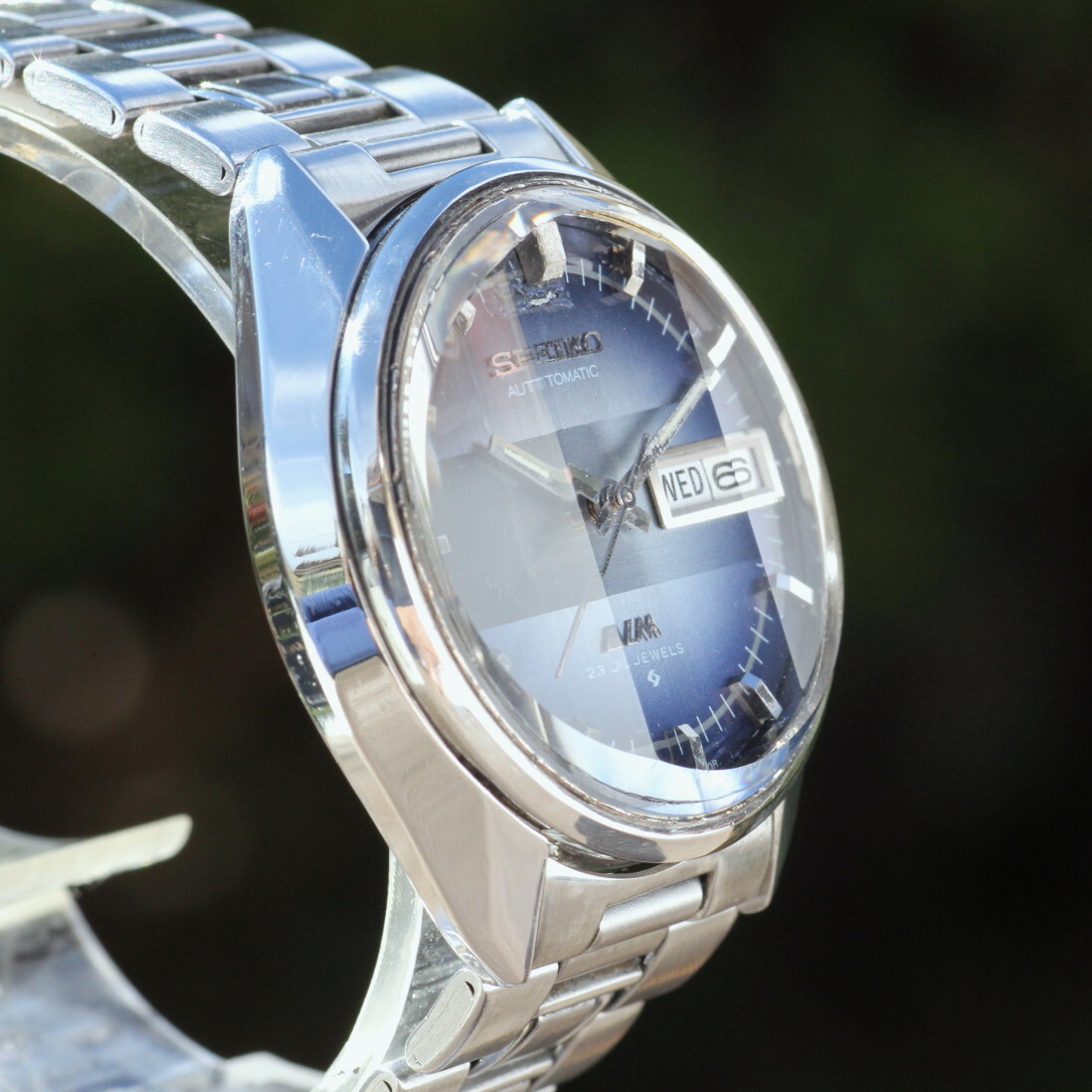 【B1】SEIKO　LM　セイコー　メンズ　腕時計　5606-7281　AUTOMATIC 自動巻き　動作しますが、精度未確認 【郵便６０サイズ SEIKO LOAD MATIC セイコーロードマチック LM⁄5606-7010 自動巻き