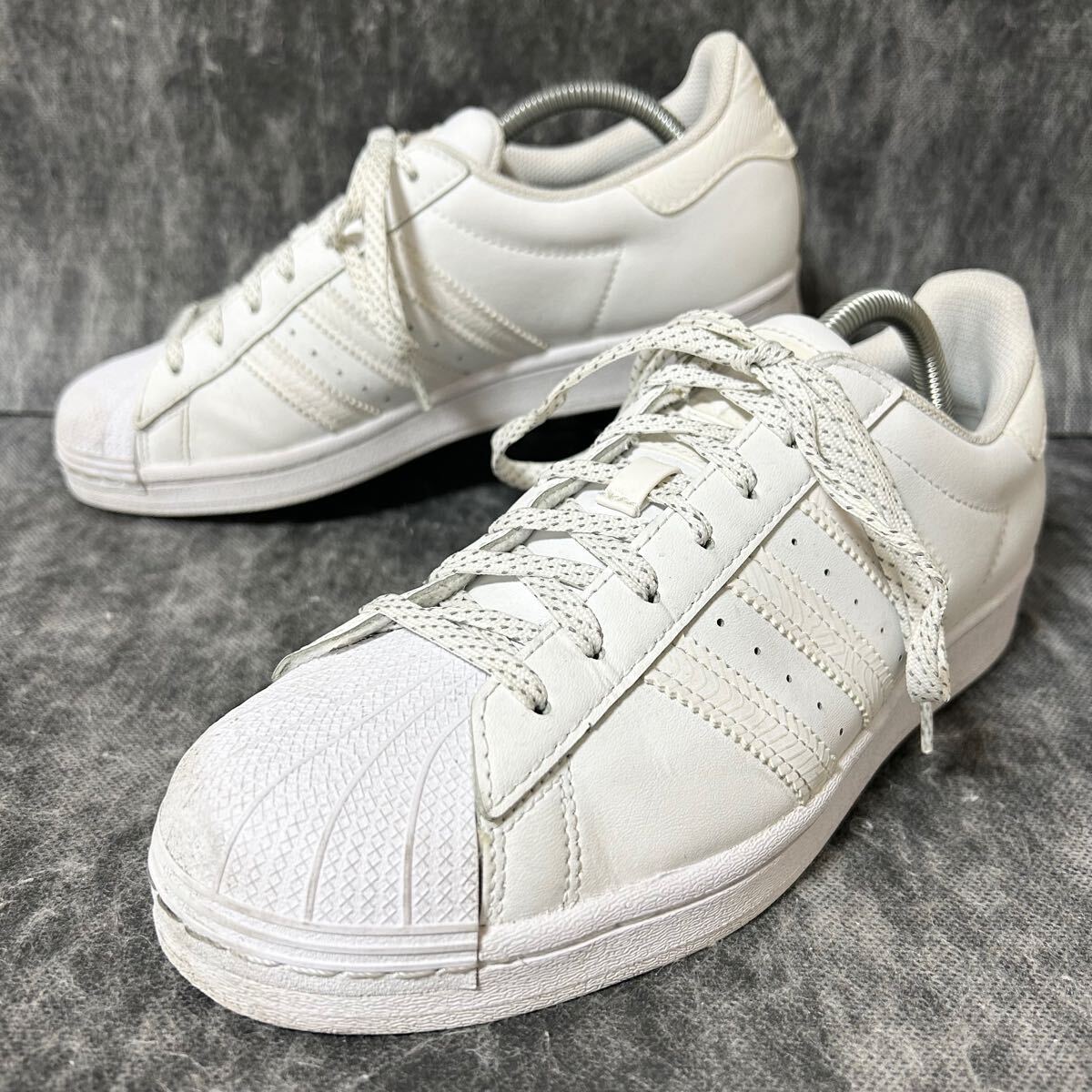 adidas SUPERSTAR アディダス　スーパースター　H00201 レザースニーカー　26.5cm スニーカー　ホワイト　＊12
