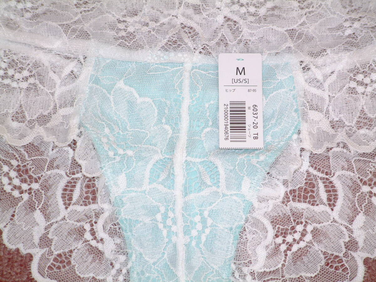 ★ エメフィール 総レースで透けさせた大人セクシーなショーツ カシュクールレース 総レース プレーンショーツ 603720 TB_画像3