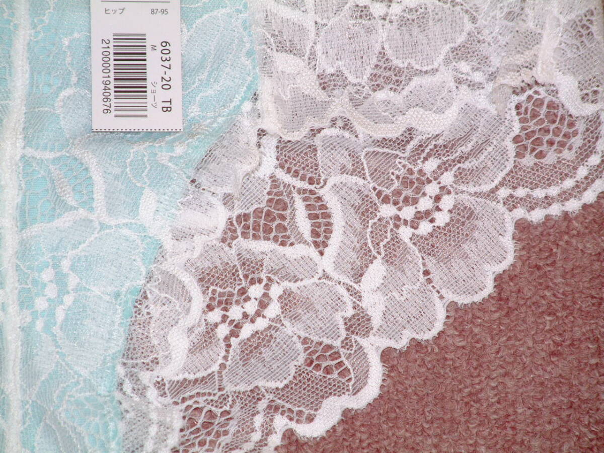 ★ エメフィール 総レースで透けさせた大人セクシーなショーツ カシュクールレース 総レース プレーンショーツ 603720 TB_画像5