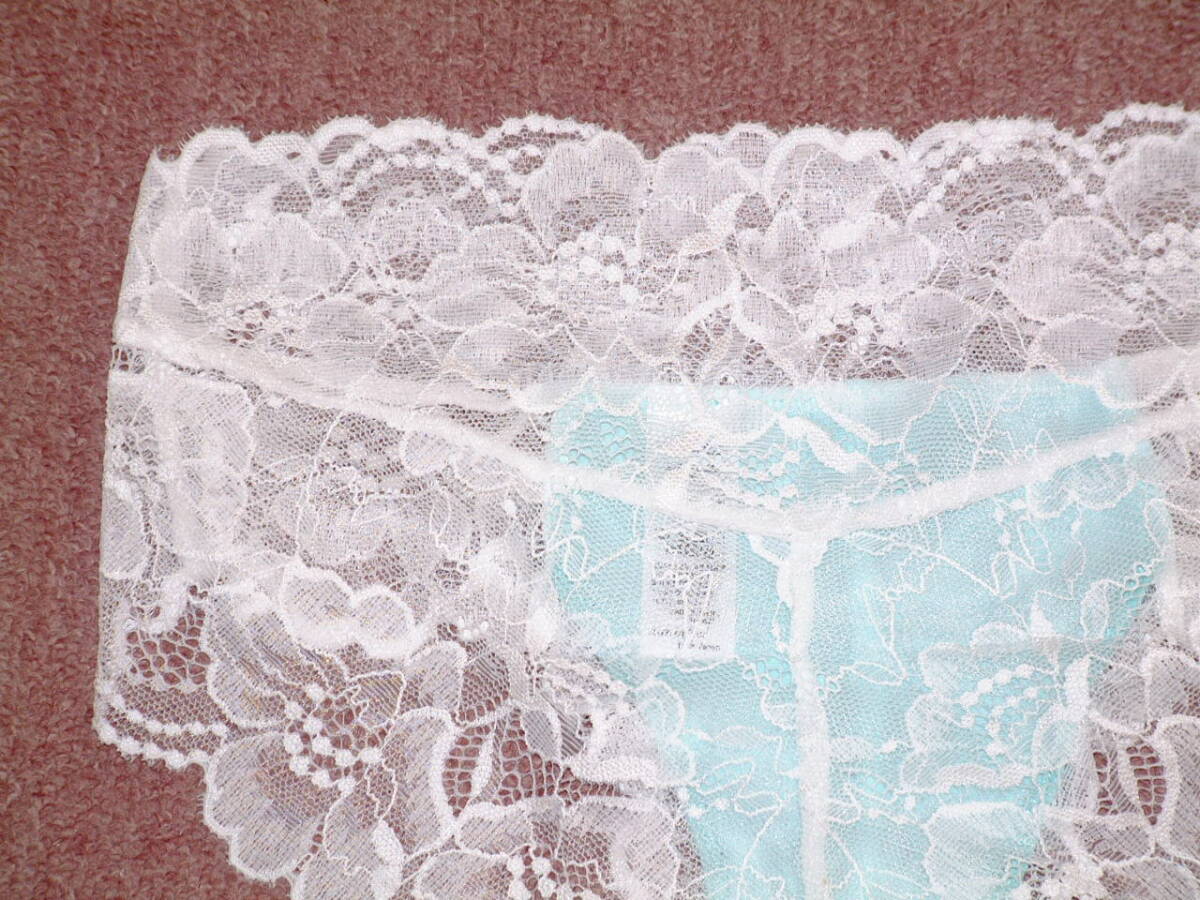 ★ エメフィール 総レースで透けさせた大人セクシーなショーツ カシュクールレース 総レース プレーンショーツ 603720 TB_画像7
