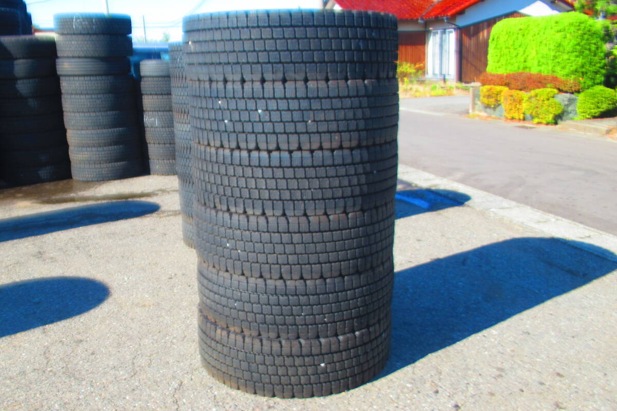 2020年製 13㎜Up!! BRIDGESTONE W910 スタッドレス 265/70R19.5 140/138J 6本SET!! 条件付き送料無料!!