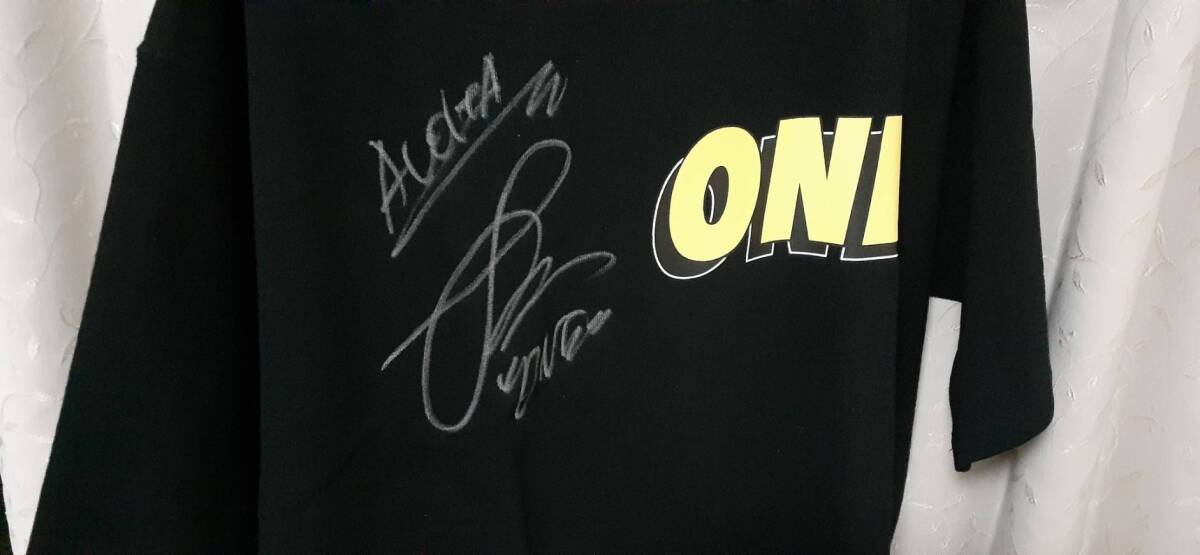 ボートレース 松井繁(大坂)直筆サイン入りTシャツ きっと ボートレース 松井繁(大坂)直筆サイン入りTシャツ きっと
