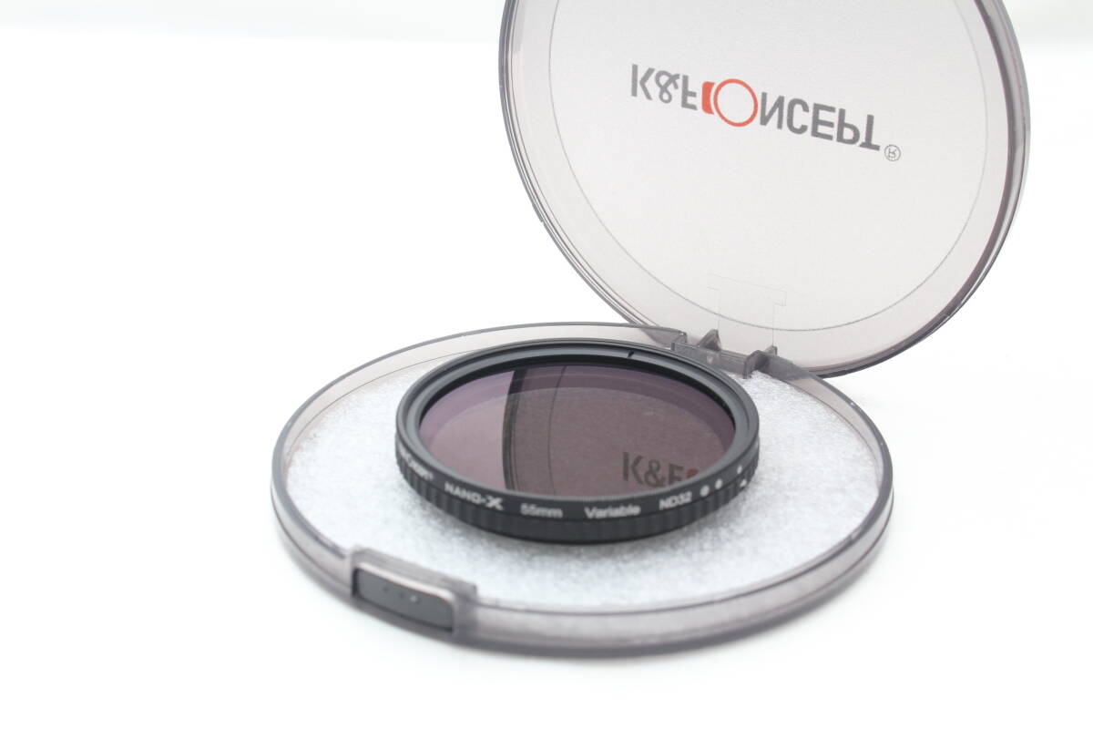 ★ K&F CONCEPT NANO-X 55mm Variable ND32 減光可変NDフィルター ケーアンドエフ コンセプト