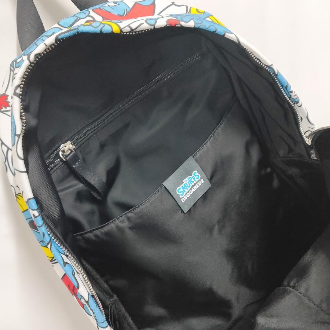新品 未使用 DSQUARED2 スマーフコラボ 総柄バックパック 新品 未使用 DSQUARED2 スマーフコラボ 総柄バックパック
