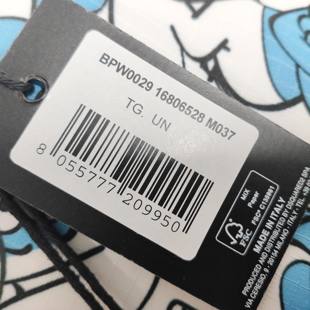 新品 未使用 DSQUARED2 スマーフコラボ 総柄バックパック 新品 未使用 DSQUARED2 スマーフコラボ 総柄バックパック