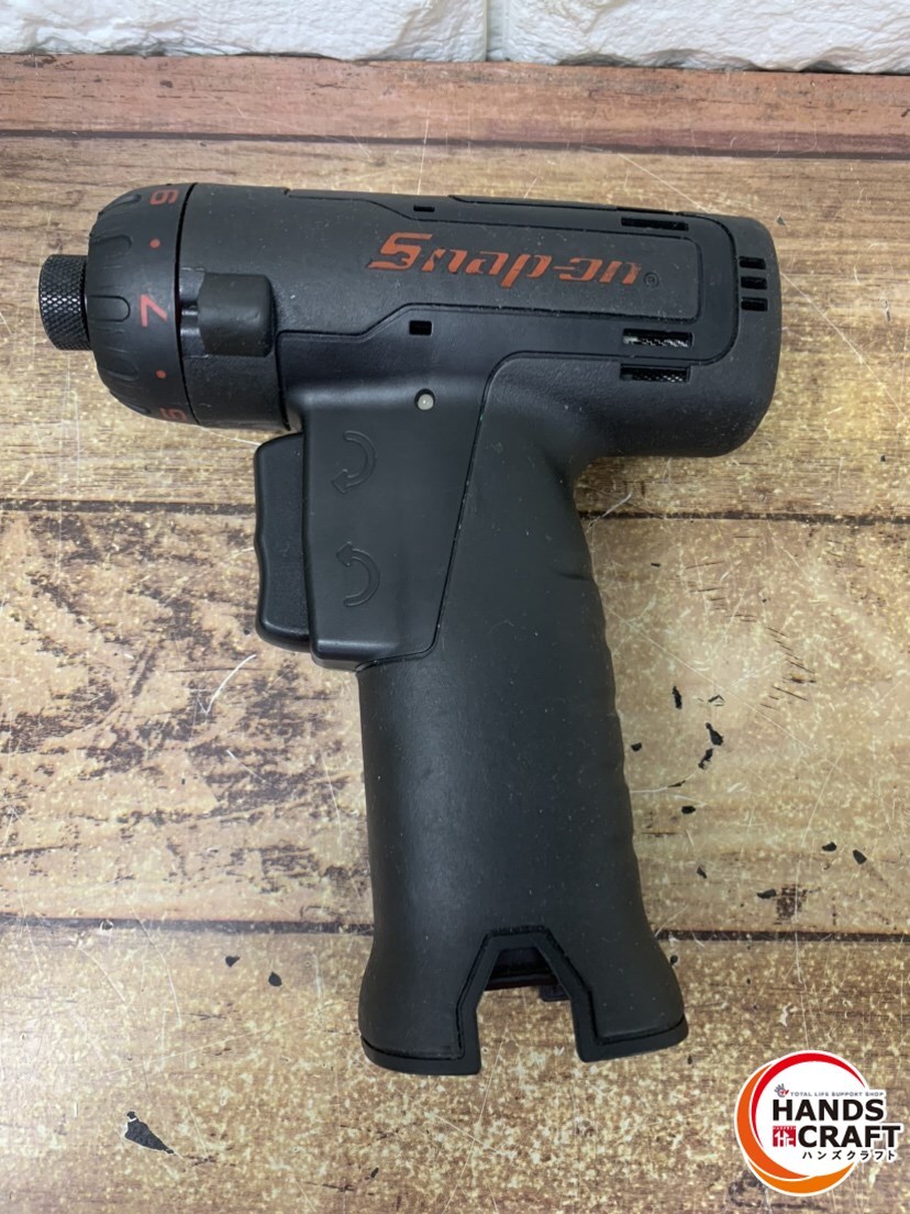 ▽【中古】SNAP-ON スナップオン 充電式スクリュードライバーCTSJ761BK 14.4V 本体のみ