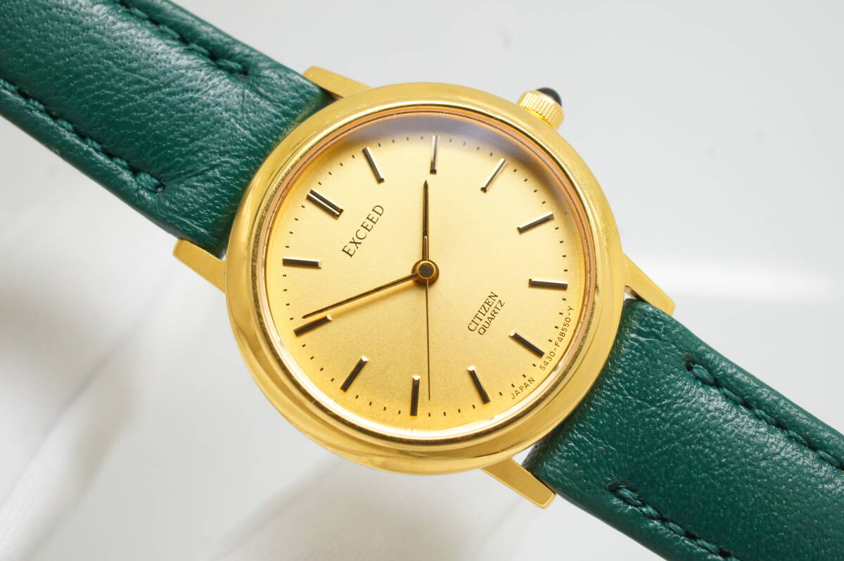 K40○作動良好 未使用ベルト 美品 CITIZEN シチズン EXCEED K40○作動良好 未使用ベルト 美品 CITIZEN シチズン EXCEED