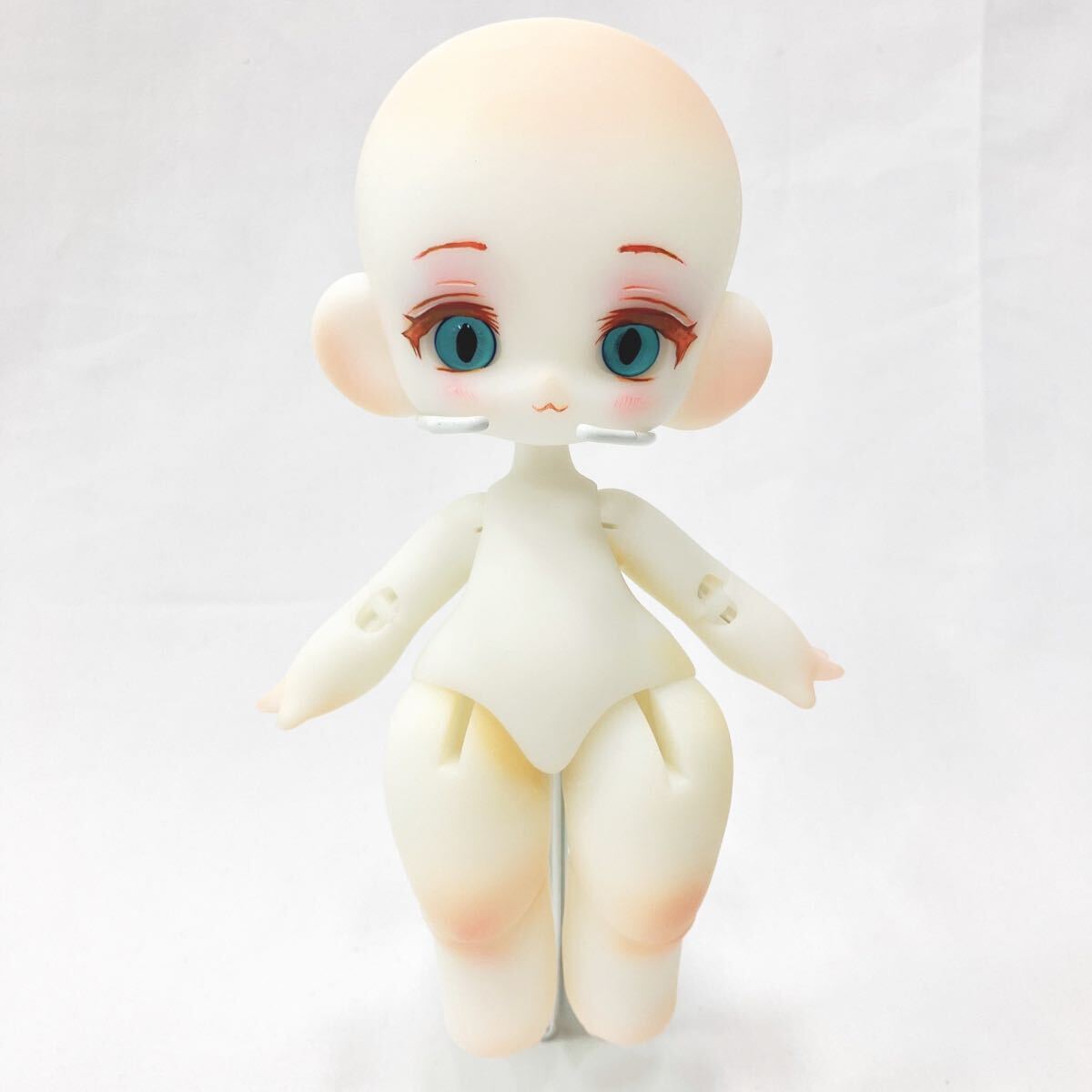 美品 子犬わたあめ カスタムドール ドール 人形 全長約17cm R店1030 