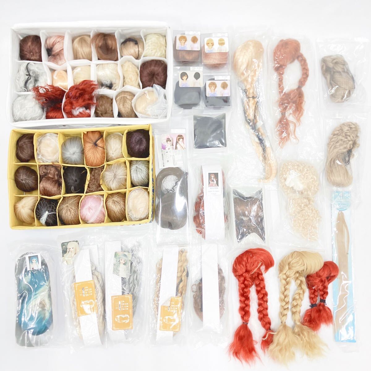 美品 ボークス/ROSEN LIED/SD Super Dollfie スーパードルフィー ウィッグ カツラ まとめて 大量 58点 ドール 人形 追加写真有 R店1030