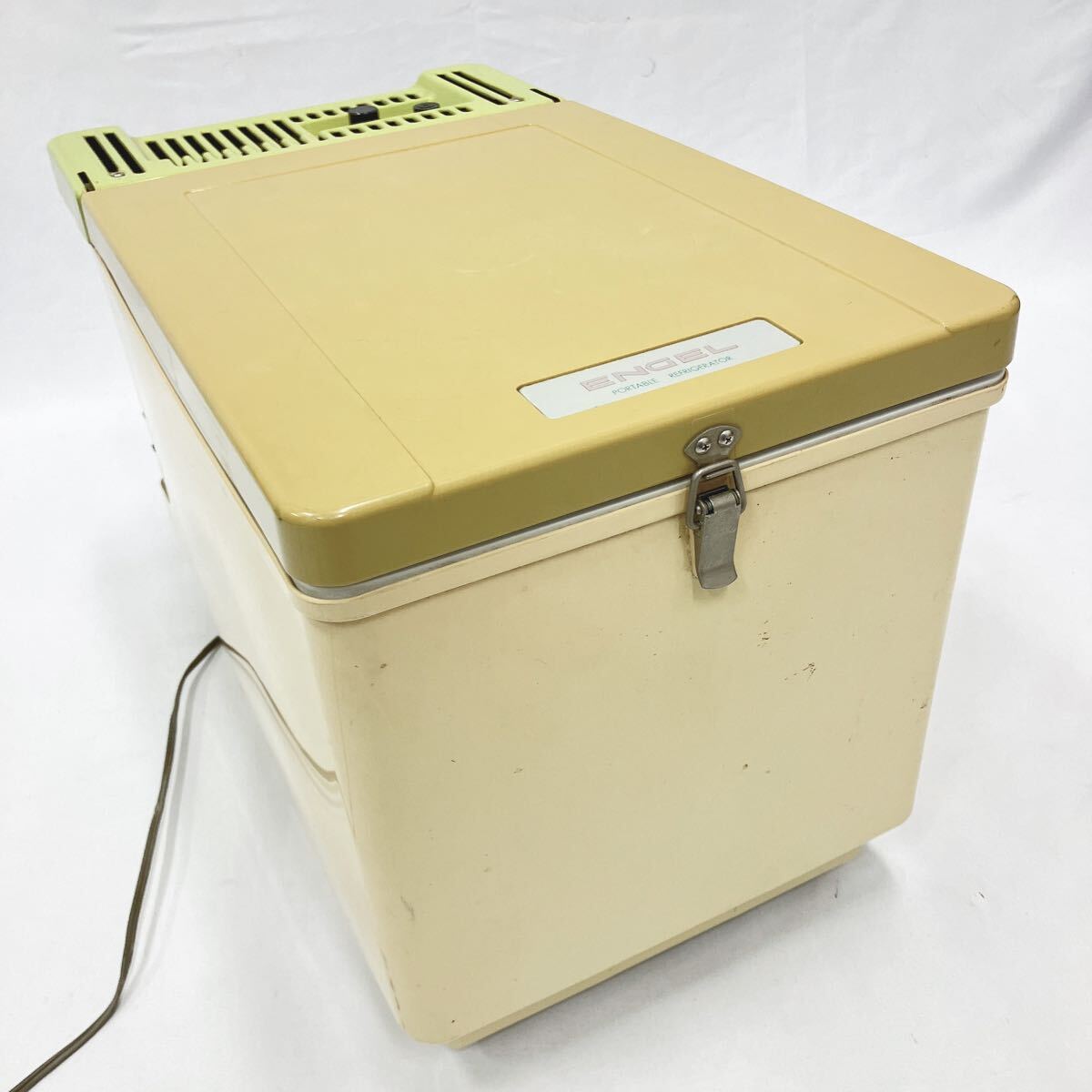 動作品　ENGEL エンゲル 車載用電気冷蔵　MRFT-621 冷凍庫　冷蔵庫　1978年製　アウトドア　15L 昭和レトロ　R尼1115