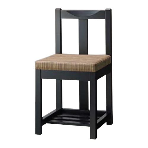 業務用椅子 関イス(黒) Aランク 和風イス/業務用/新品/送料無料