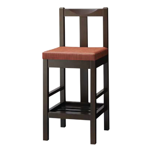 業務用椅子 関スタンド(茶) Aランク 和風イス/業務用/新品/送料無料