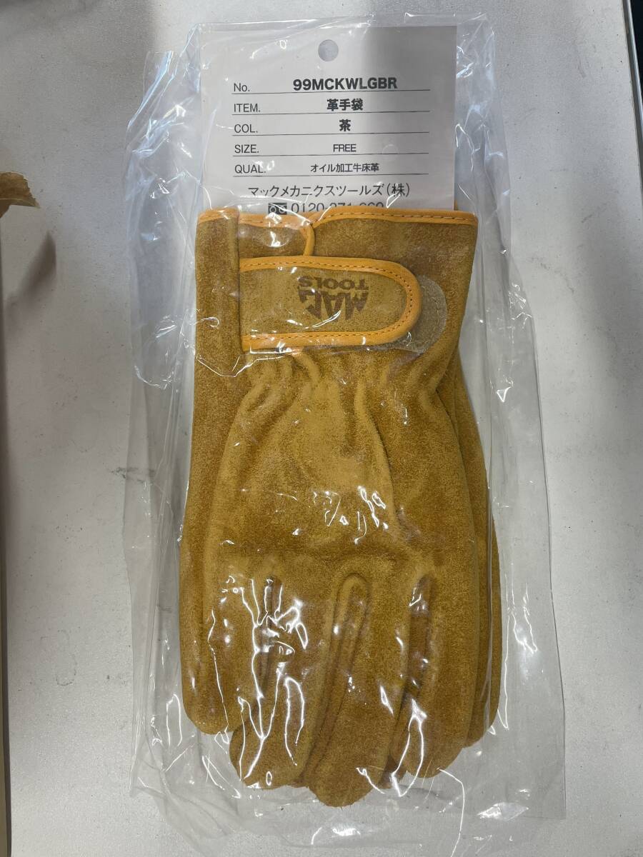 MAC TOOLS レザーグローブ マックツール 革 手袋 限定 _画像3