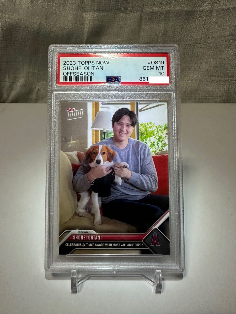 PSA10 GEM MINT】大谷翔平 2023 Topps Now Offseason デコピン PSA10 GEM MINT】大谷翔平 2023 Topps Now Offseason デコピン