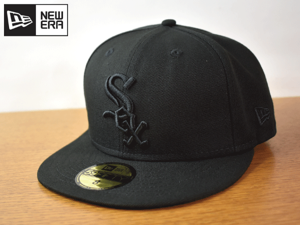 K99《未使用品》NEW ERA ニューエラ 59FIFTY【8 - 63，5cm】MLB CHICAGO WHITE SOX ホワイトソックス フラット 帽子 キャップ USモデル