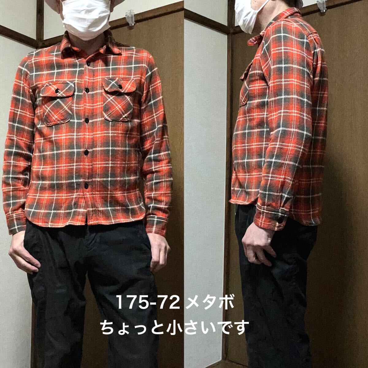 復刻USA製 Mサイズ ファイブブラザー 古着長袖ネルチェック 復刻USA製 Mサイズ ファイブブラザー 古着長袖ネルチェック