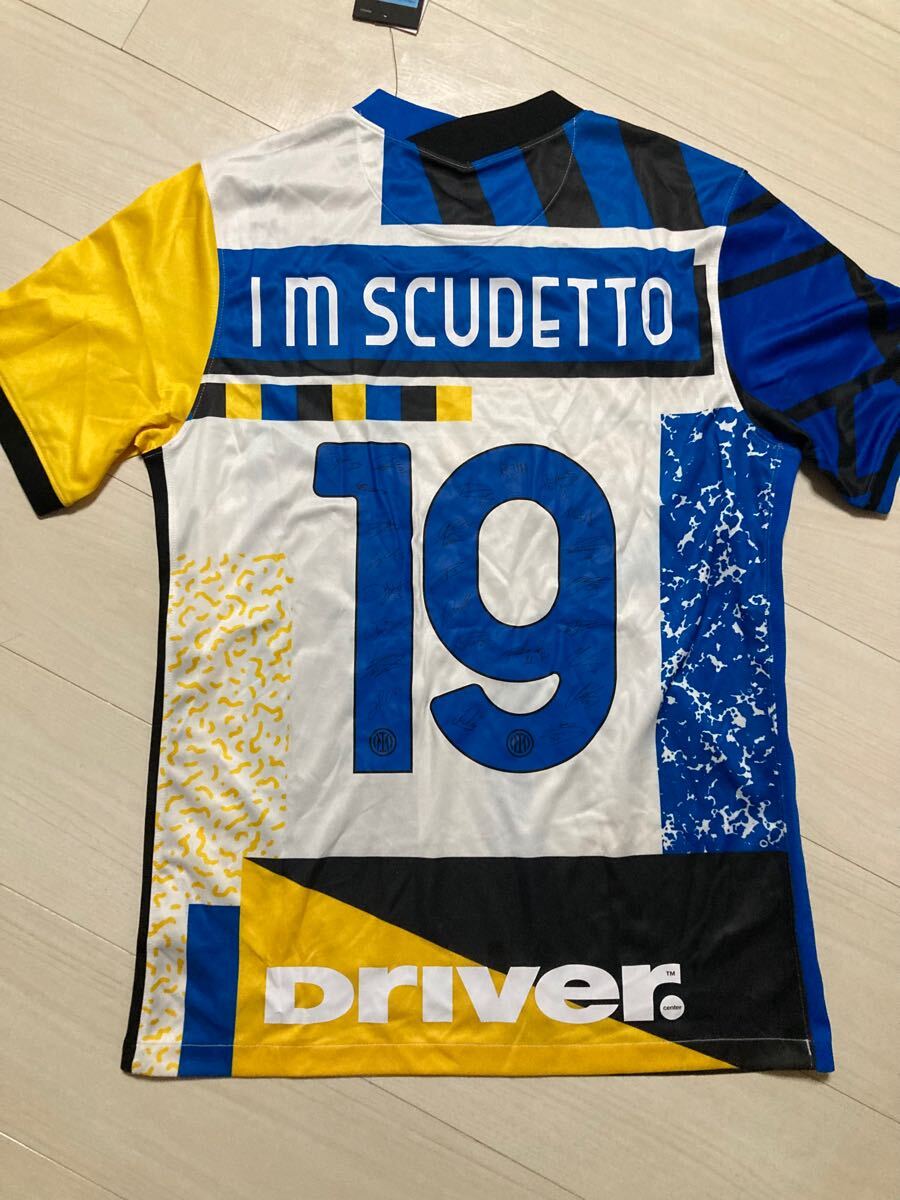 【新品タグ付き】FC Internazionale Milan インテルミラン 2020-21 4thフォースユニフォーム スクデット19回目記念