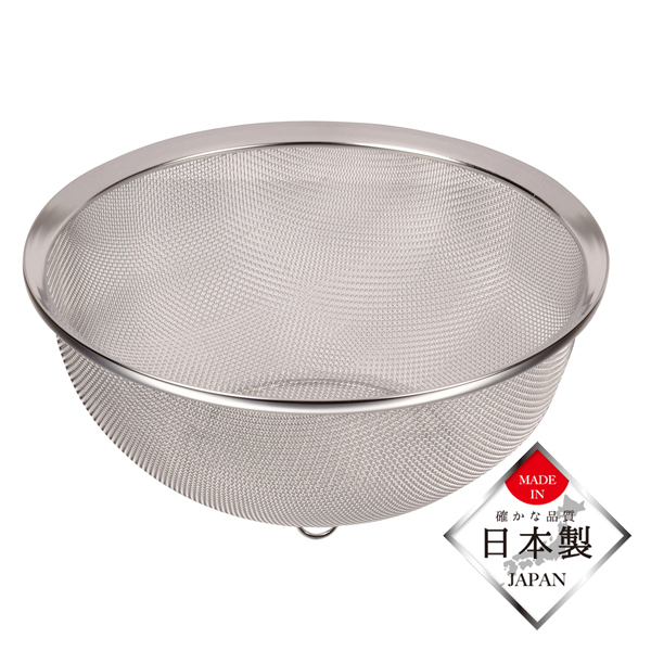 まとめ得 日本製のザル24cm x [3個] /m