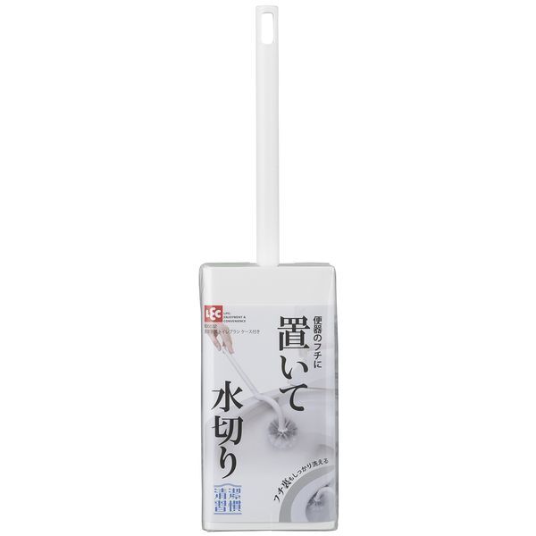 まとめ得 清潔習慣 トイレブラシ ケース付き x [3個] /m
