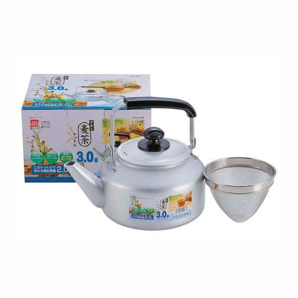 まとめ得 リース アルミ麦茶ケットル3．0L x [2個] /m