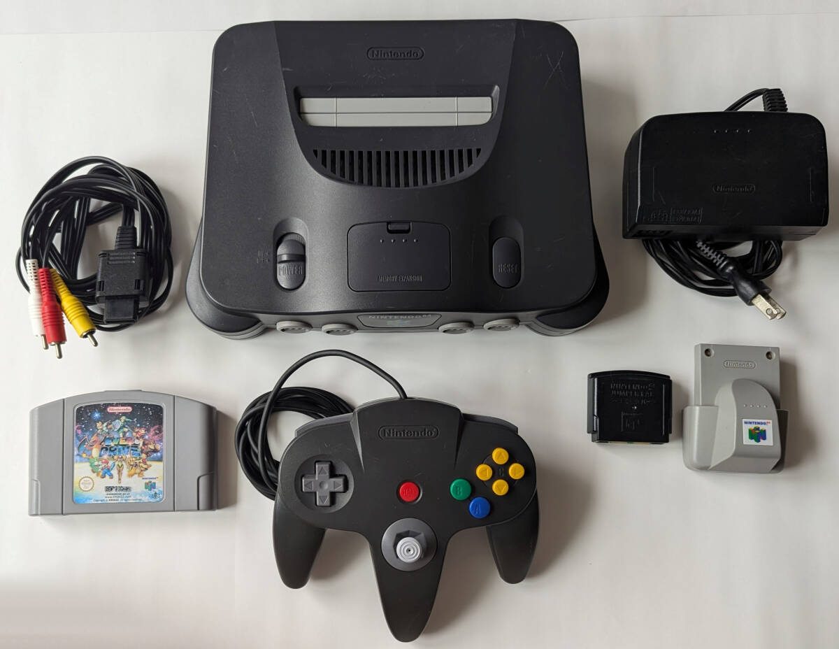 N64 任天堂 ニンテンドー64 本体 + エバードライブ + メモリー N64 任天堂 ニンテンドー64 本体 + エバードライブ + メモリー