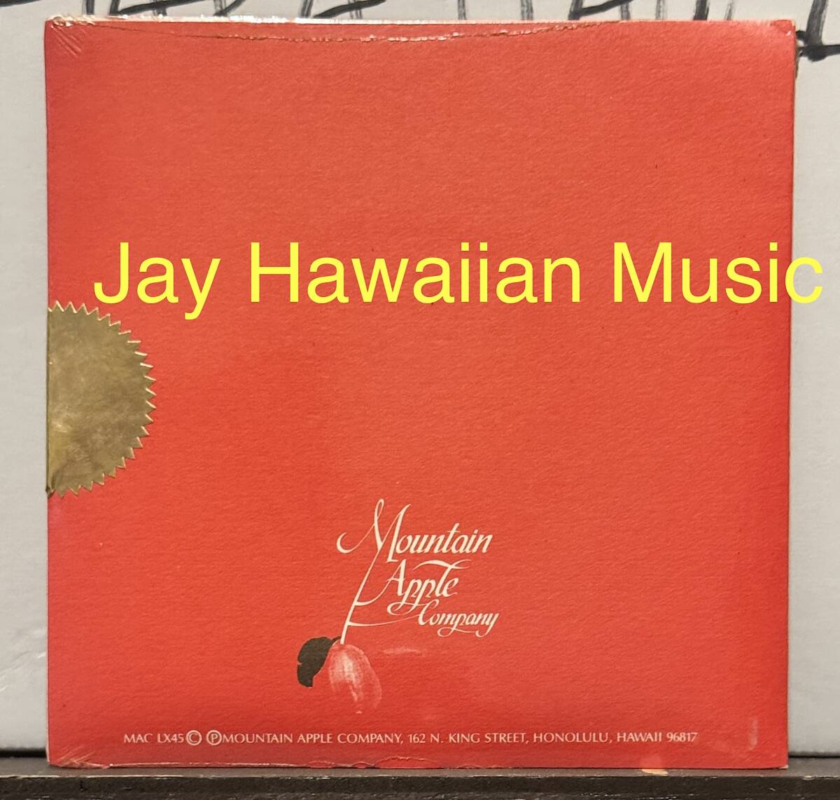 AOR Hawaii 45RPM 新品未開封/ Sealed Loyal Garner