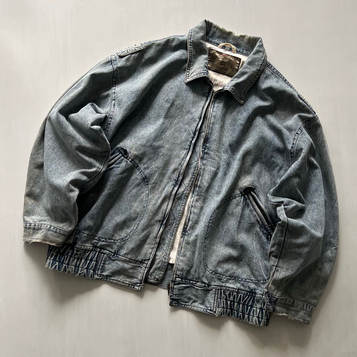 Yahoo!オークション - 90s ARMANI JEANS デニム ボンバー Yahoo!オークション - 90s ARMANI JEANS デニム ボンバー