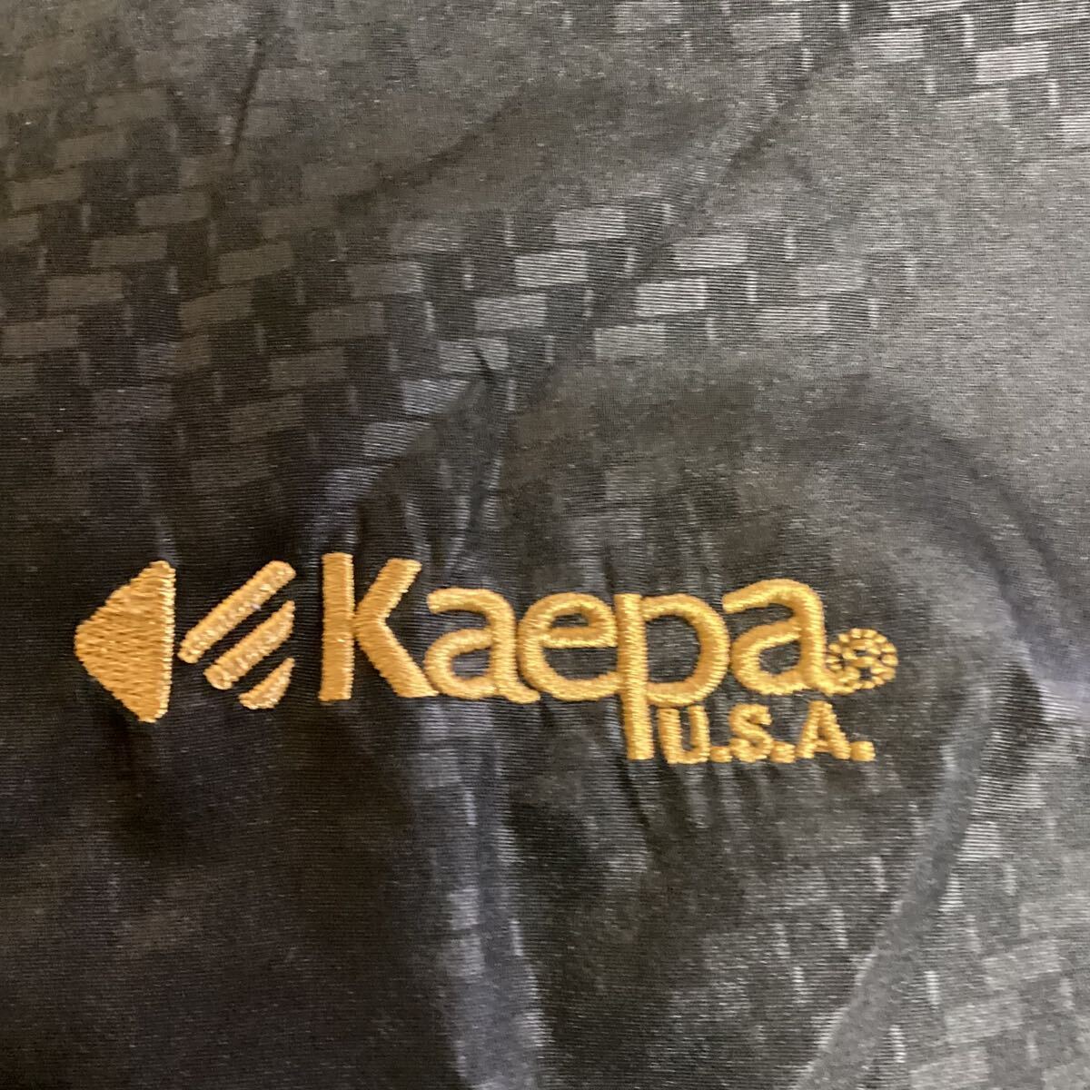 メンズ　Kaepa USA ウインドブレーカー　黒　Mサイズ　フリース（く52）