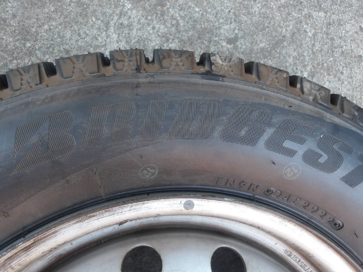 N629-ソ2 送料無料 195/65R15 冬1本 スタッドレス 91Q 195/65-15