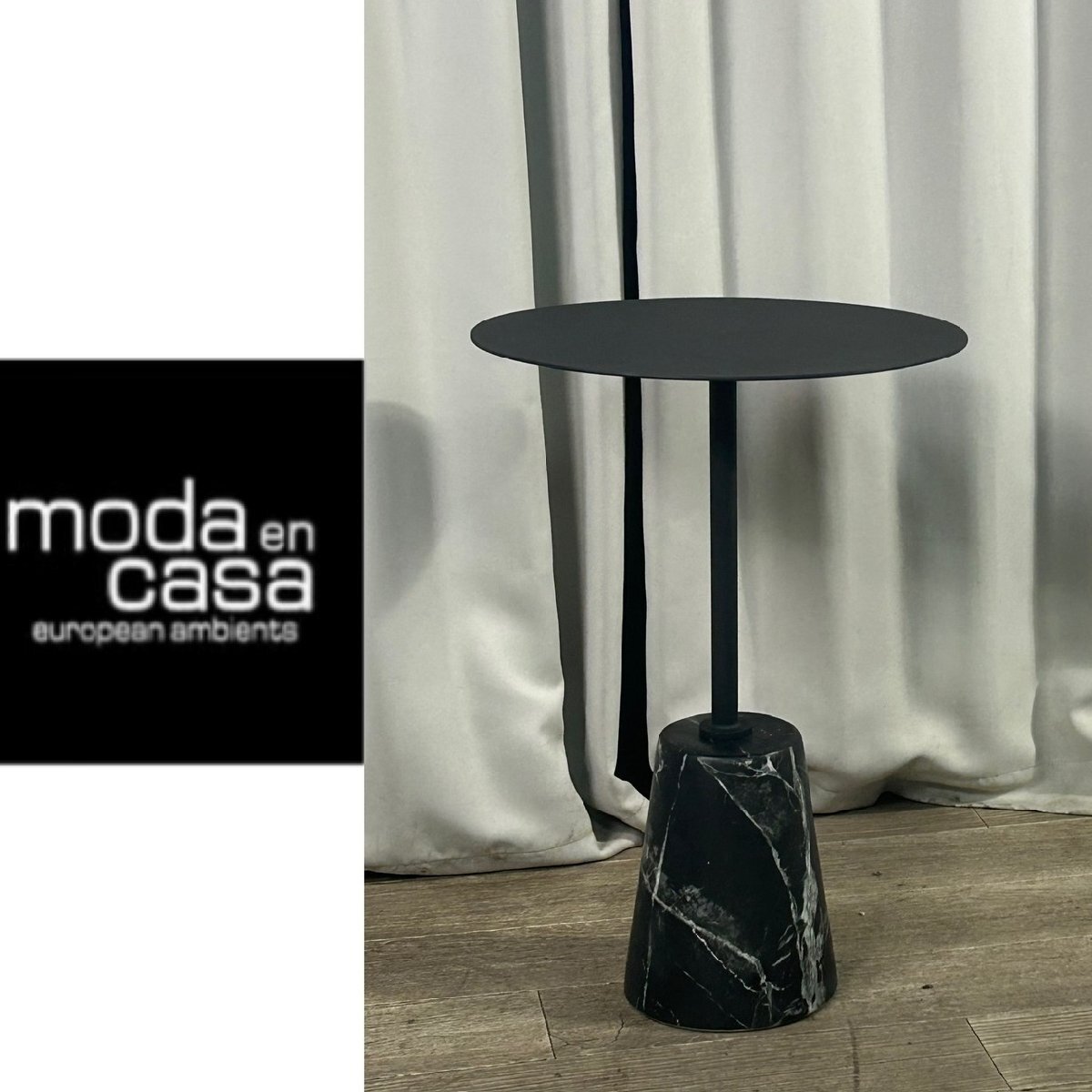 G913 展示品 moda en casa サイド テーブル プラタ/ナイト G913 展示品 moda en casa サイド テーブル プラタ/ナイト