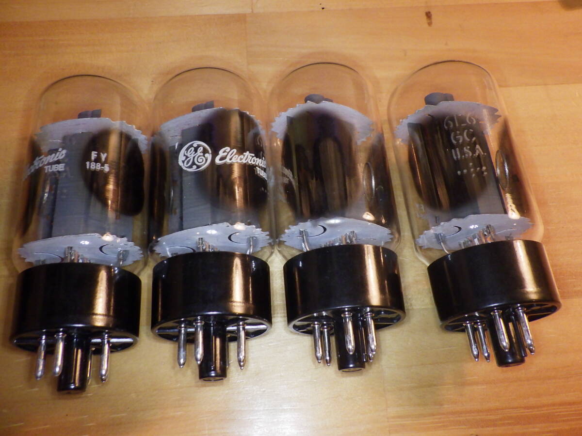 　新品　アメリカ製　GE　６L6GC　４本セット　その５　。_画像7