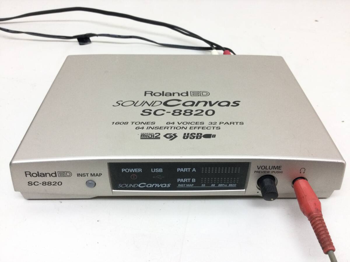 Roland ED SONUD Canvas SC-8820 音源モジュール Roland ローランド SC-8820 SOUND Canvas 音源モジュール 本体のみ