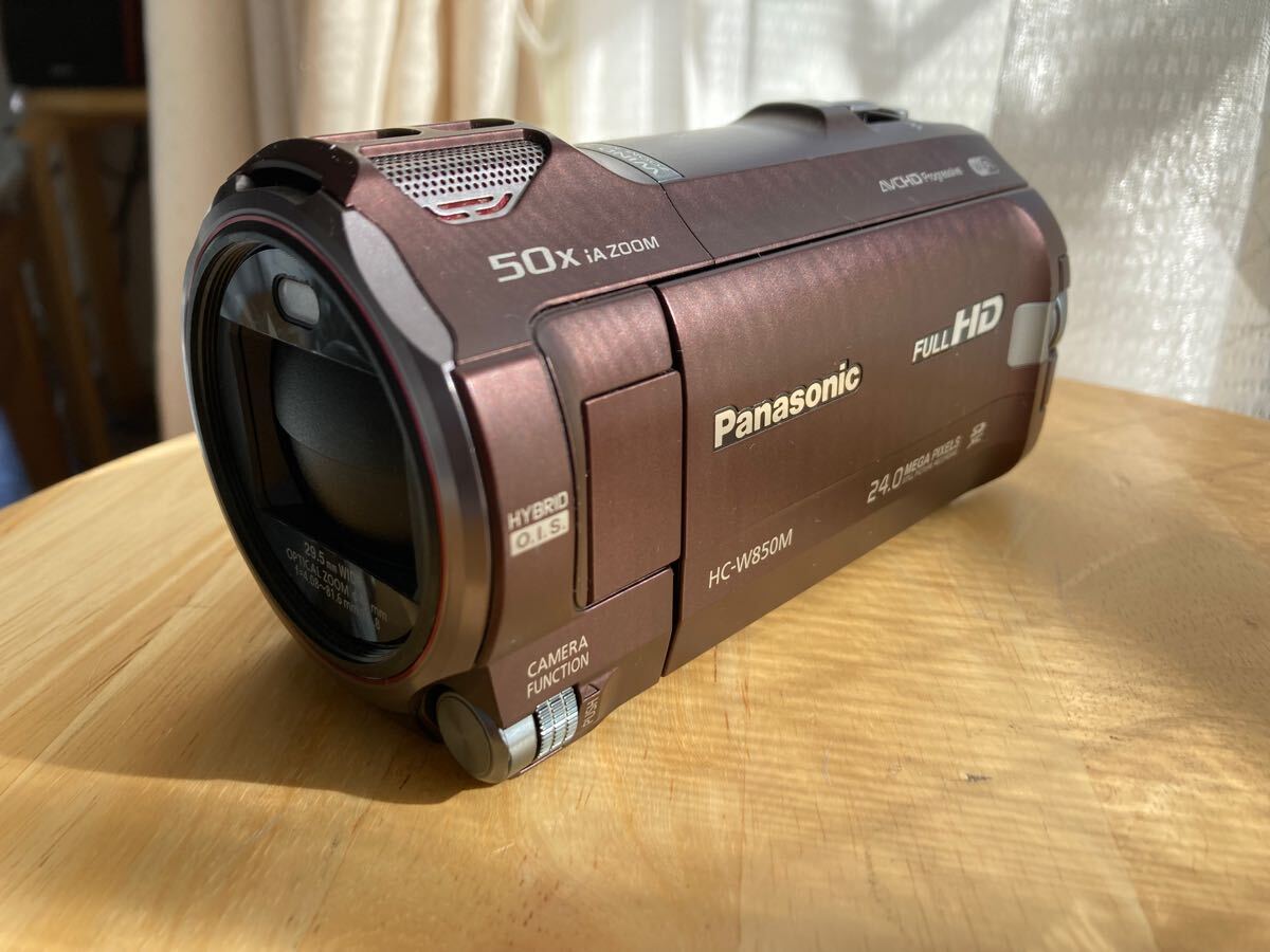 美品 Panasonic HC-w850m ブラック 美品 Panasonic HC-w850m