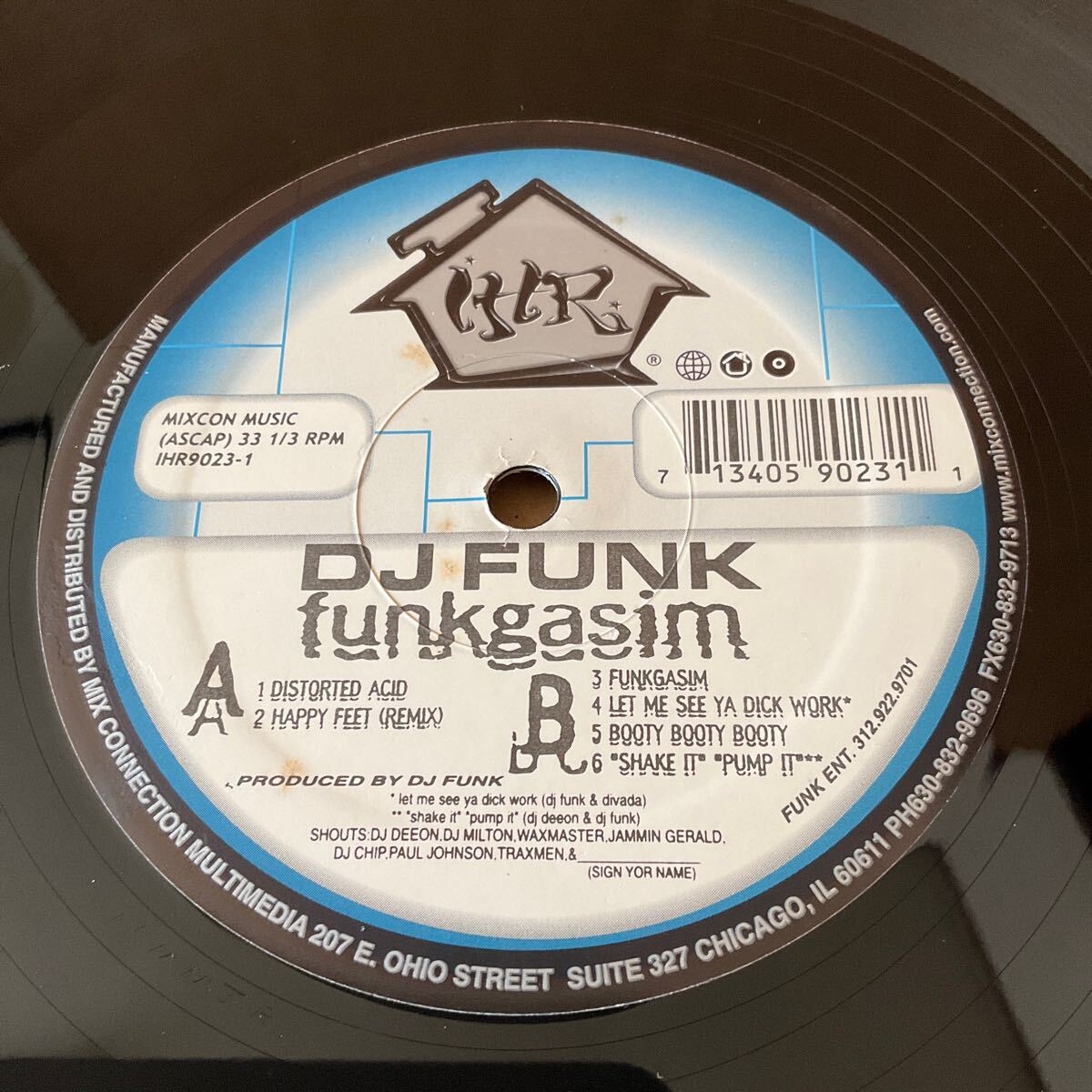12インチ DJ FUNK - FUNKGASIM