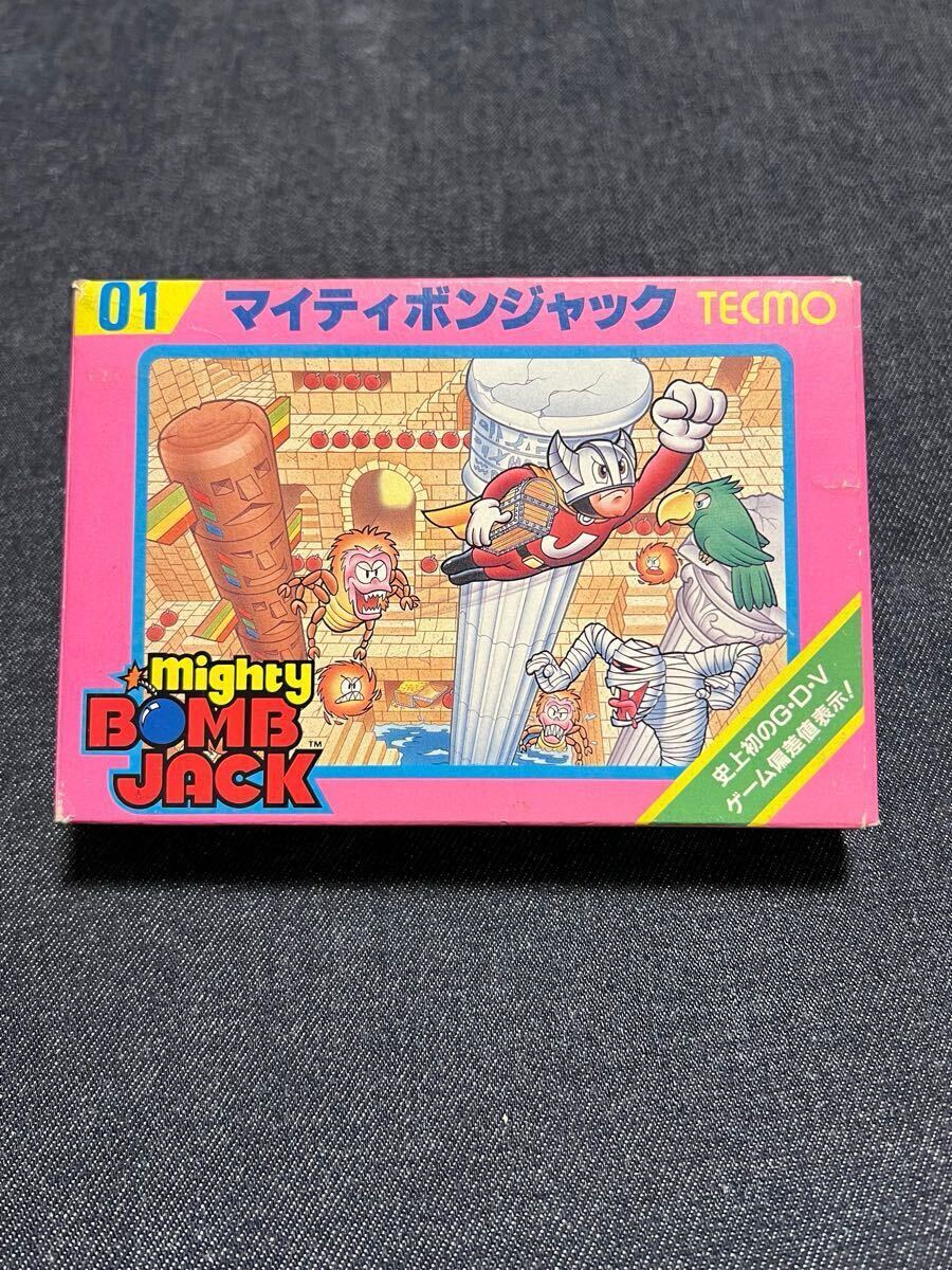 送料無料♪ 1265 箱説付き♪ マイティボンジャック ファミコン ファミコンソフト 同梱可能 FC