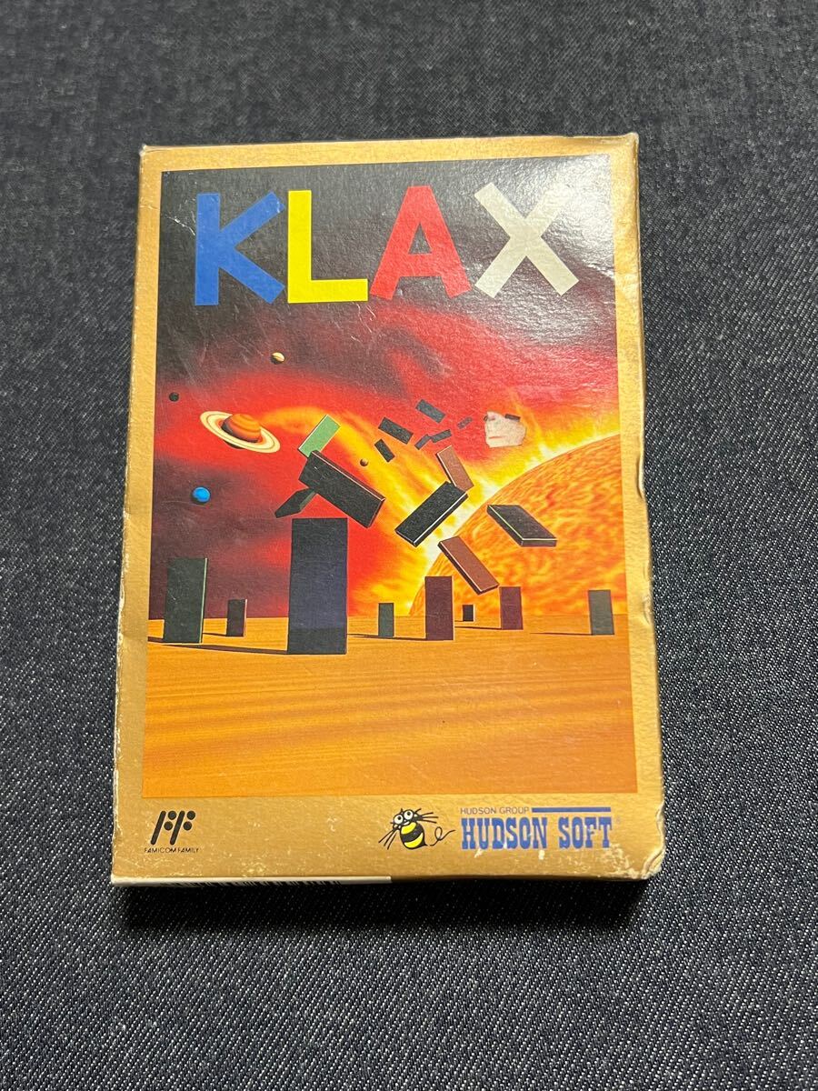 送料無料♪ 1367 箱説付き♪ クラックス KLAX ファミコン ファミコンソフト FC 同梱可能