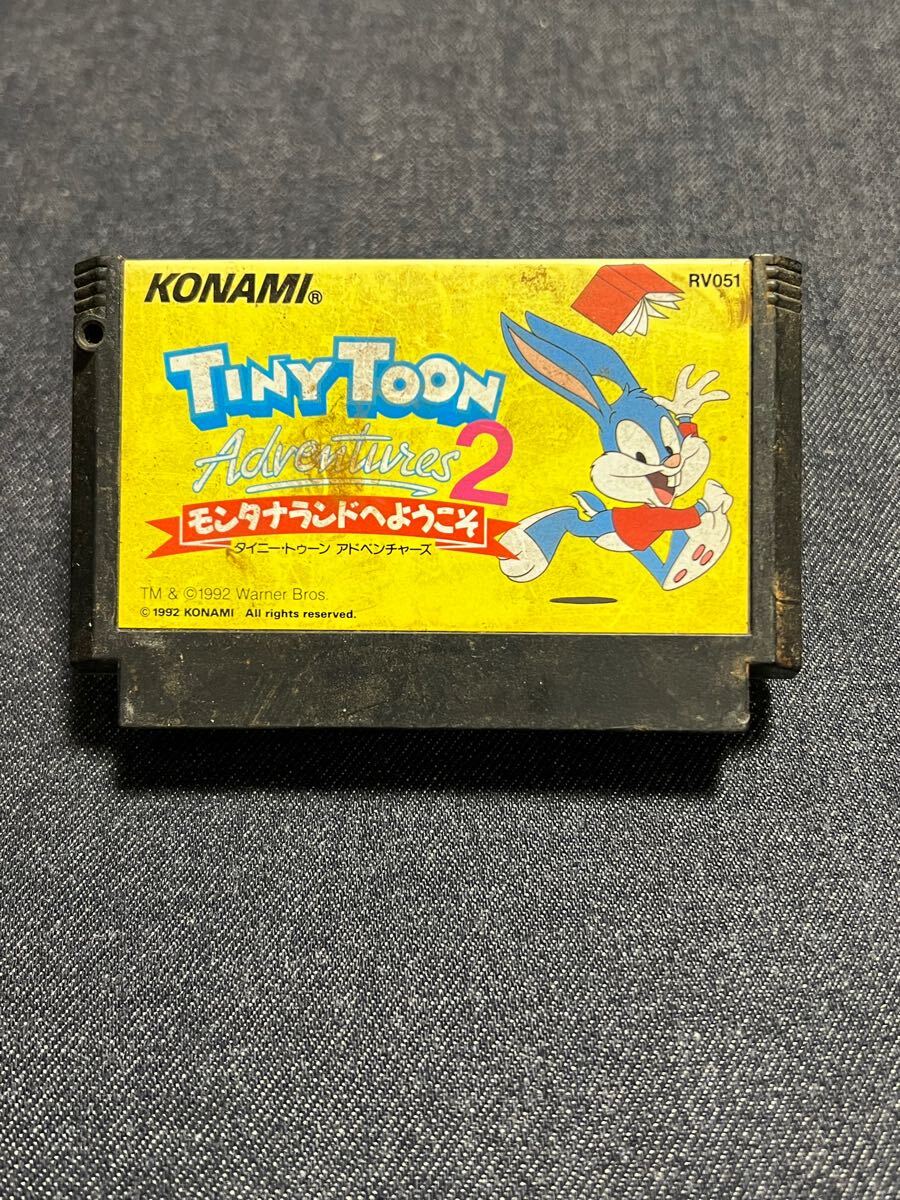 送料無料♪ 1412 TINYTOON Adventures2 タイニートゥーンアドベンチャー2 モンタナランドへようこそ ファミコン ファミコンソフト同梱可能