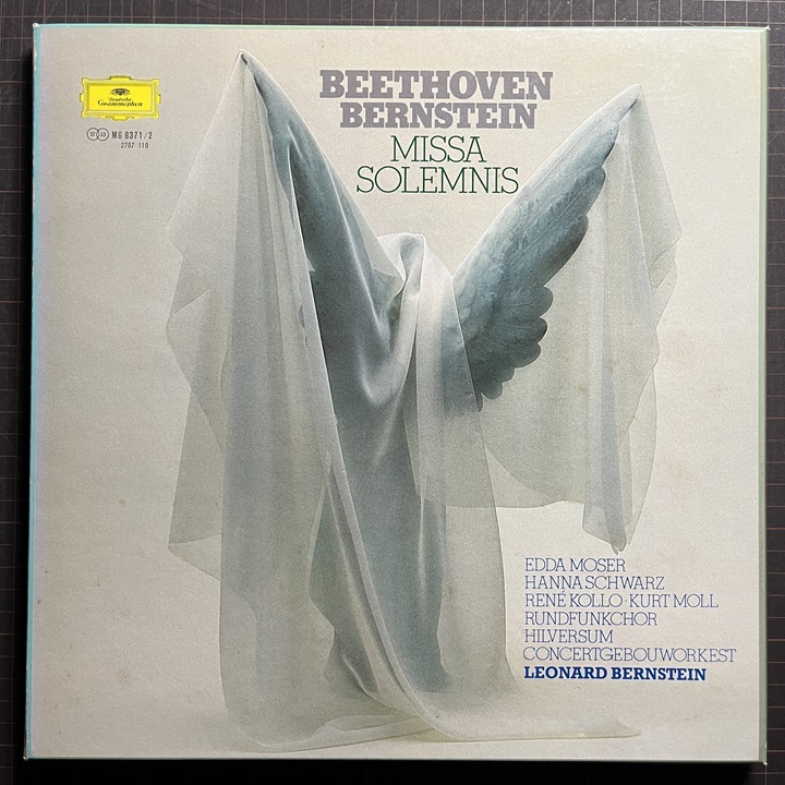 美盤/ほぼ美盤 2LP Box バーンスタイン BERNSTEIN KCO RCO ベートーヴェン Beethoven ミサ・ソレムニス Missa Solemnis 超音波洗浄済_画像1