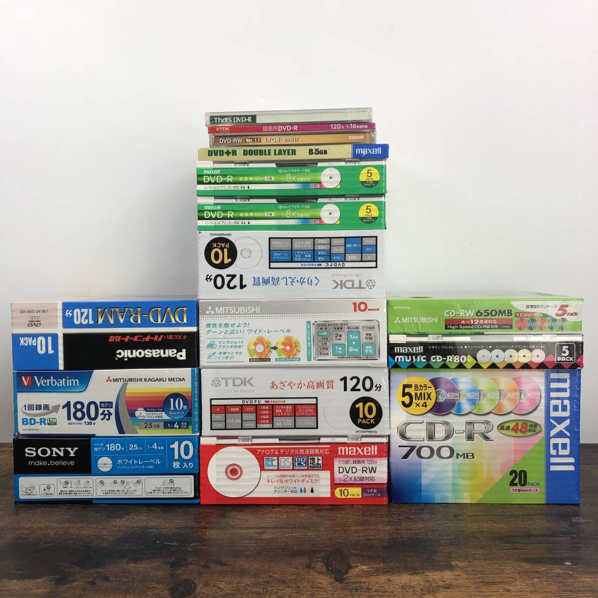 未開封 BD-R DVD-R DVD-RW DVD-RAM CD-R CD-RW / SONY TDK 未開封 BD-R DVD-R DVD-RW DVD-RAM CD-R CD-RW / SONY TDK