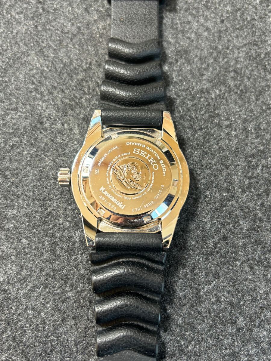 SEIKO × Kawasaki ZX-10R 腕時計 998本限定 アナログ(クォーツ式) SEIKO × Kawasaki ZX-10R 腕時計 998本限定 アナログ(クォーツ式)