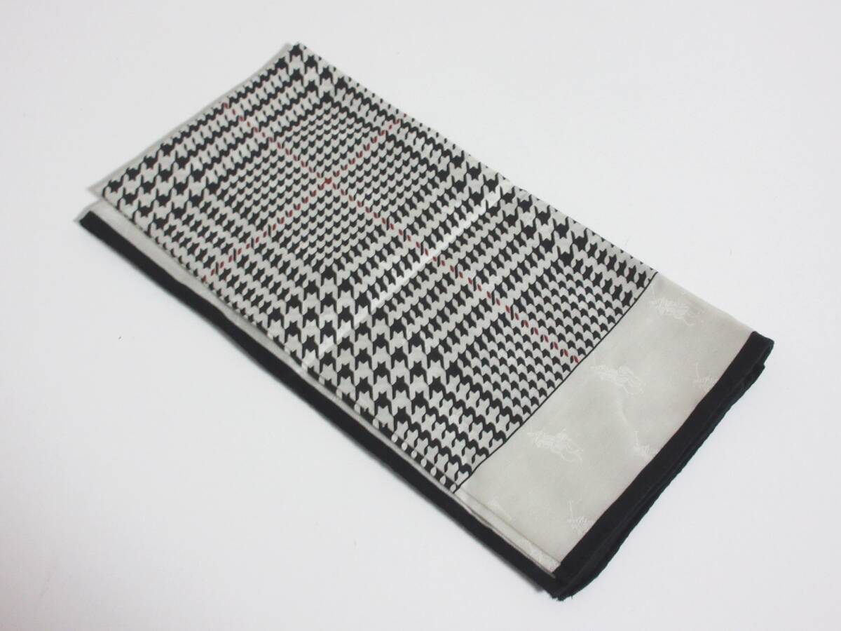 POLO PALPH LAUREN ポロラルフローレン ポニー 千鳥格子 ポケットチーフ ハンカチ コットン 綿 yg6560_画像2