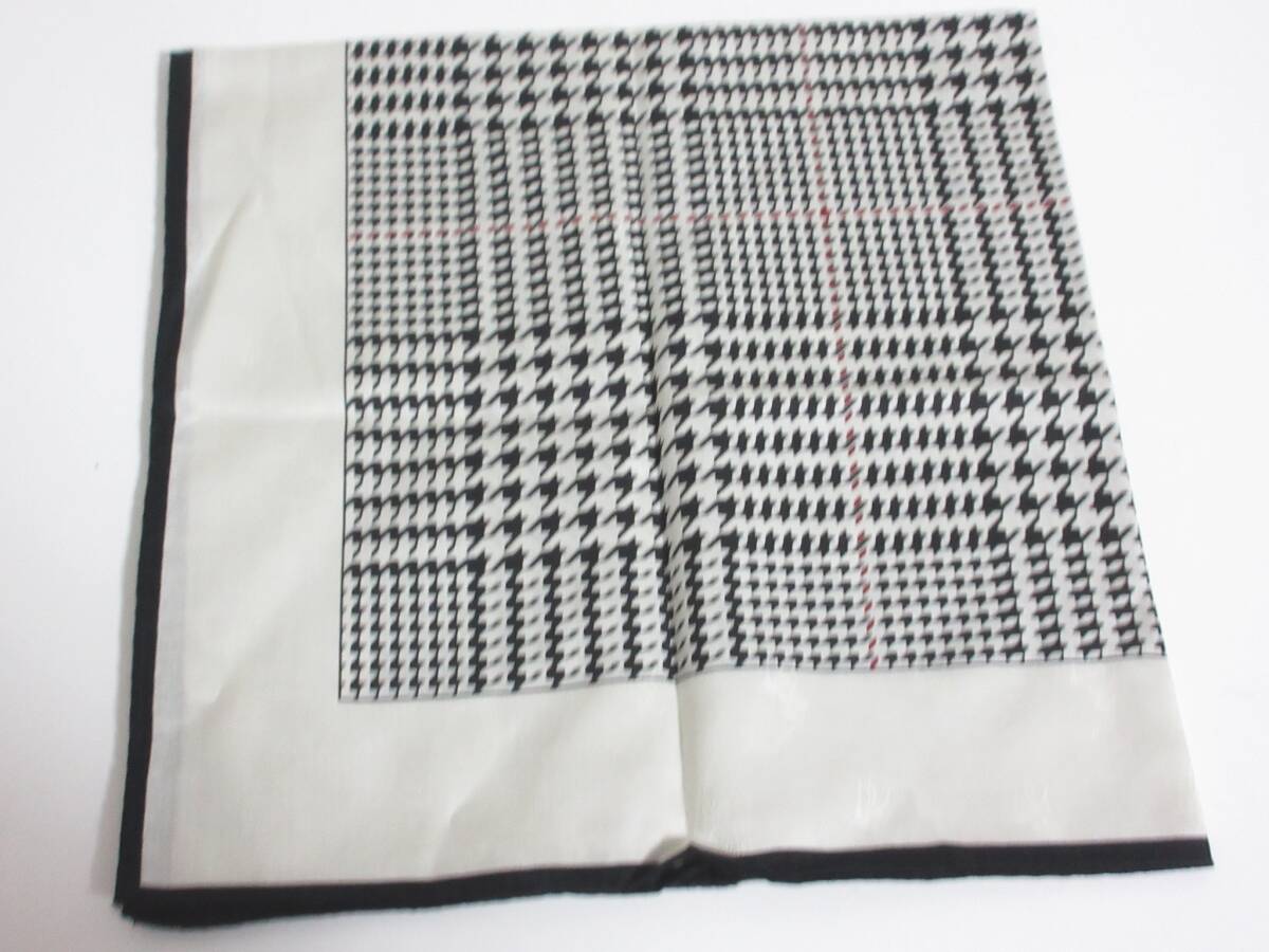 POLO PALPH LAUREN ポロラルフローレン ポニー 千鳥格子 ポケットチーフ ハンカチ コットン 綿 yg6560_画像4