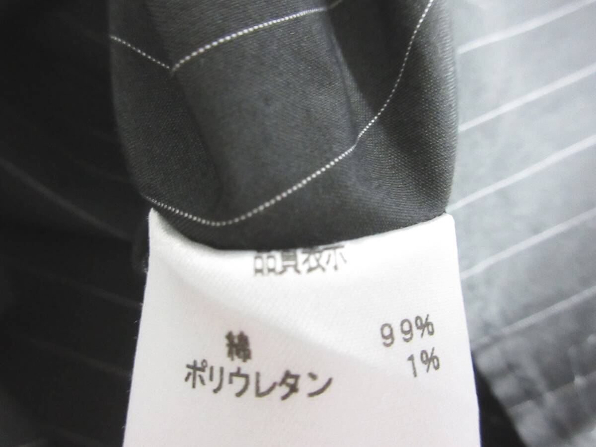 mizuiro ind ミズイロインド ストライプ 七分袖 ワンピース グレー 春夏 irmri yg6594_画像5