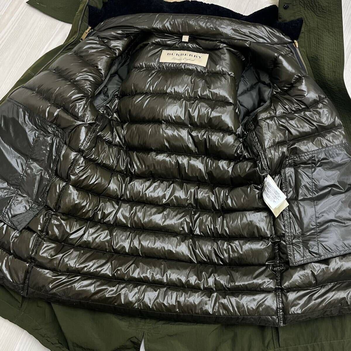 BURBERRY バーバリー ダウンライナー付き ファー フード モッズ BURBERRY バーバリー ダウンライナー付き ファー フード モッズ