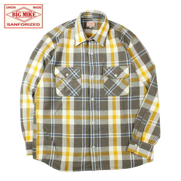 BIGMIKE ビッグマイク 102135002 ヘビーウェイト ネルシャツ HEAVY FLANNEL SHIRTS アメカジ【SSS】